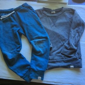 Lulu and Roo Sweatshirt Gray and Teal